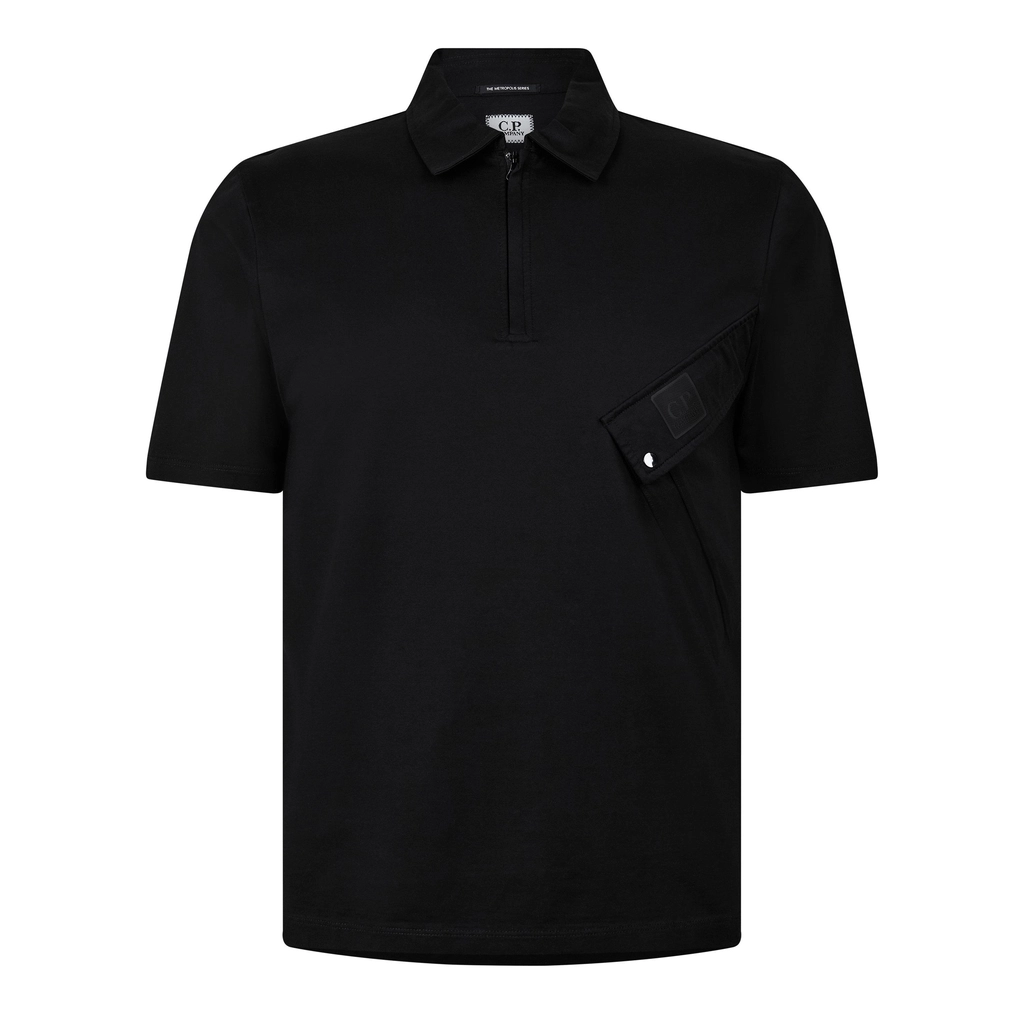 CP Company Polo - Short Sleeve - Black 999